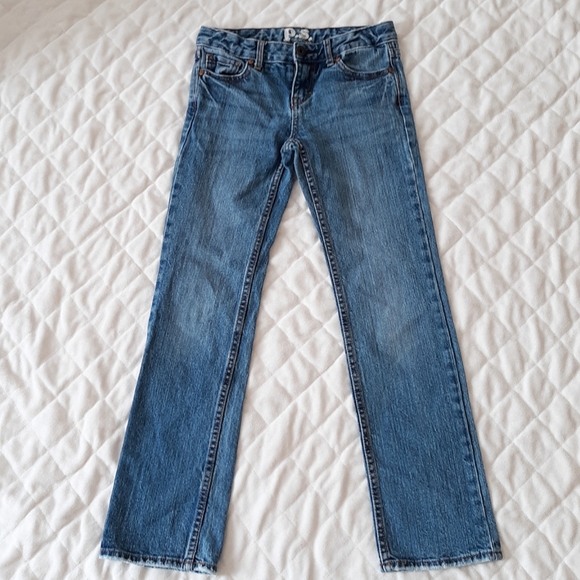 Girl P.S. Straightleg Bootcut Blue Jeans - Size 8R - Picture 2 of 6